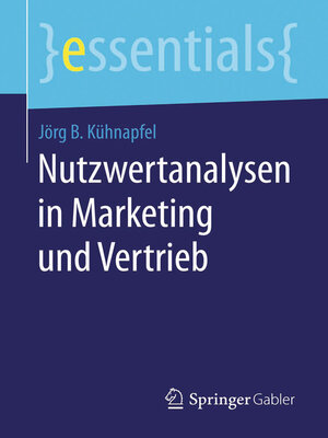 cover image of Nutzwertanalysen in Marketing und Vertrieb